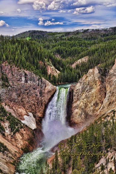 Psychedelic Yellowstone Falls